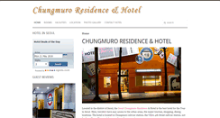 Desktop Screenshot of chungmuro-residence.com
